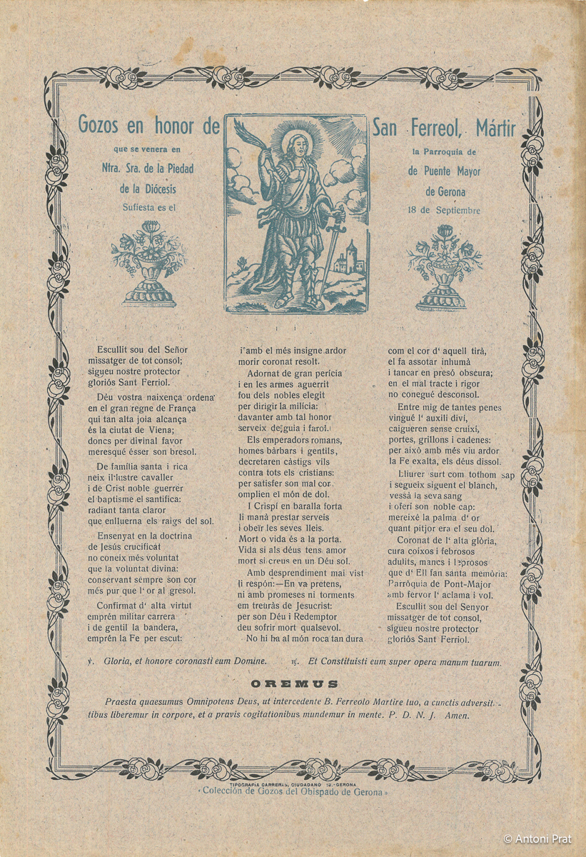 Sant Ferriol sense data