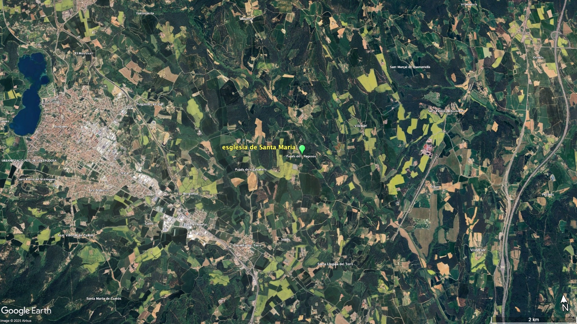 Església de Santa Maria lluny