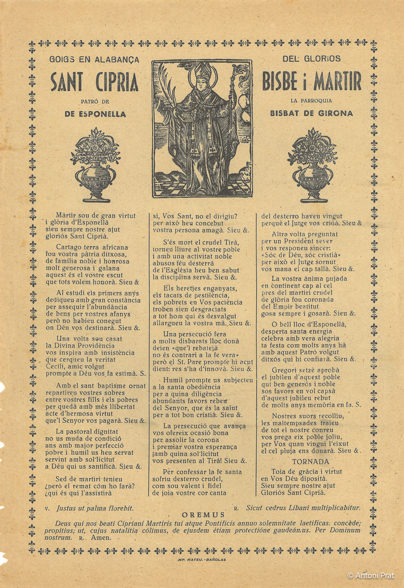 Sant Cebrià sense data