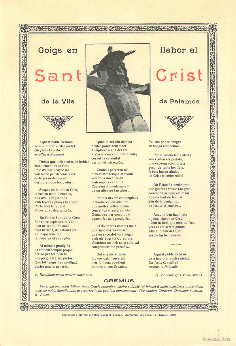 Sant Crist 1927