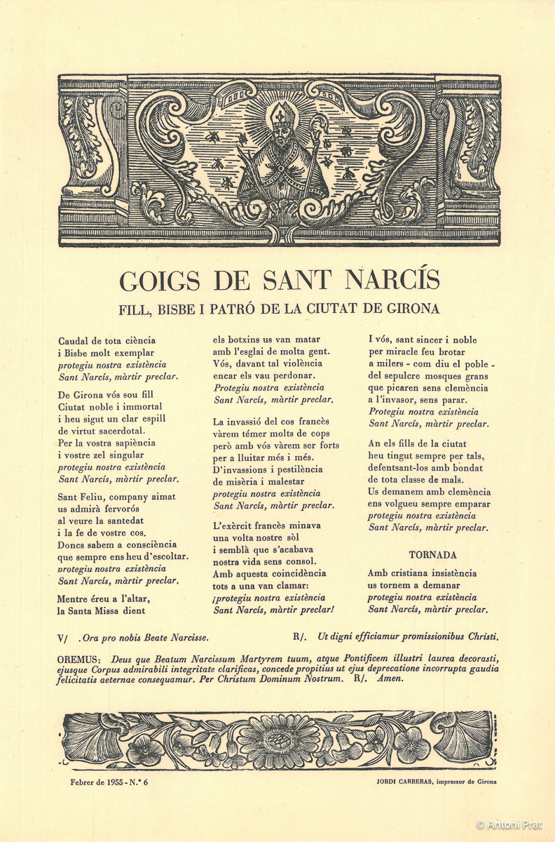 Sant Narcís 1955