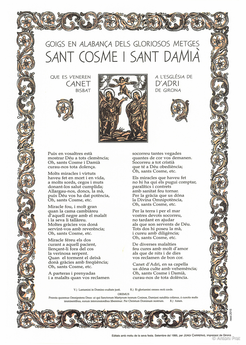 Cosme Damià 2015