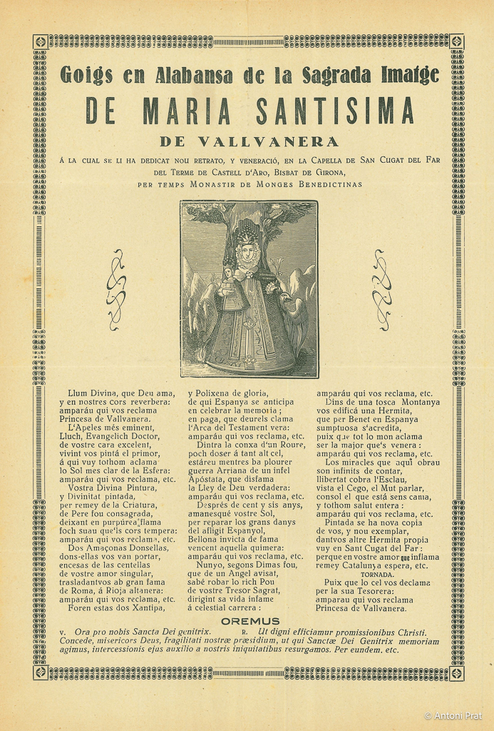 Vallvanera sense data