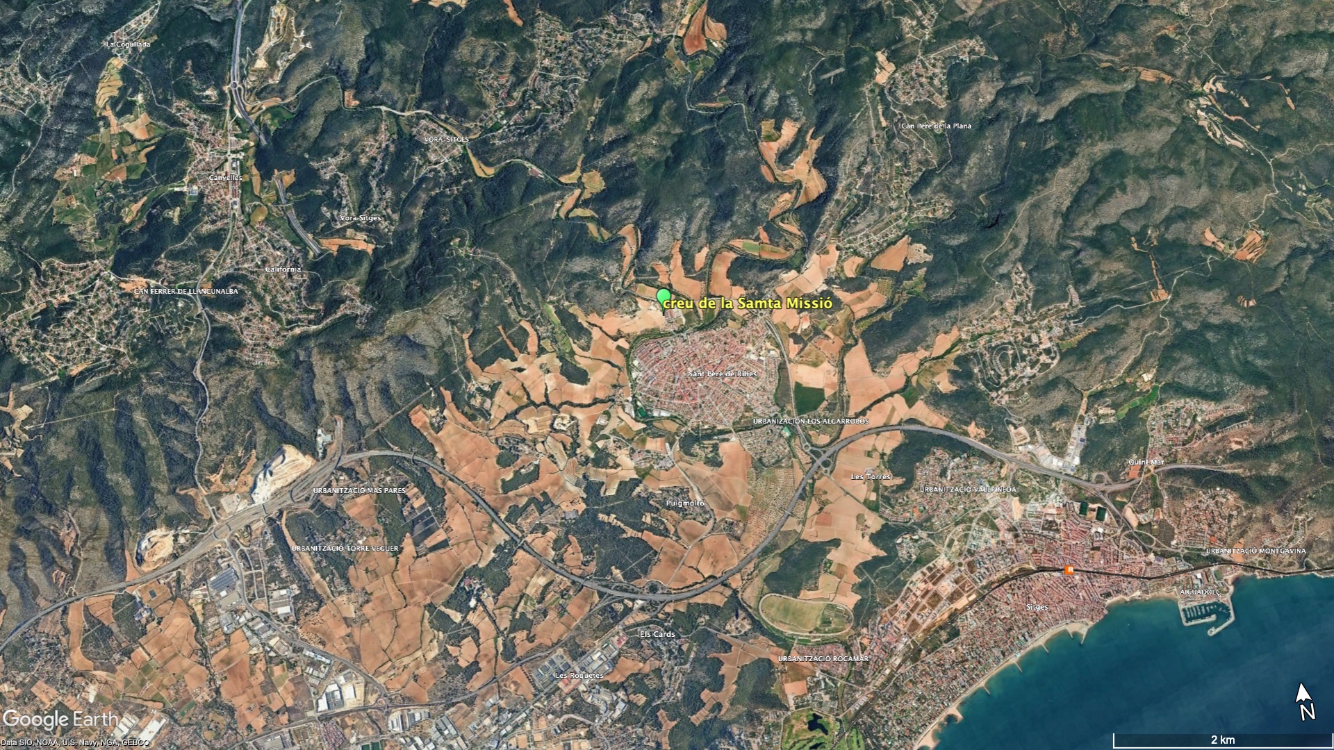 santa missió lluny
